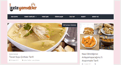 Desktop Screenshot of lezizyemekler.com